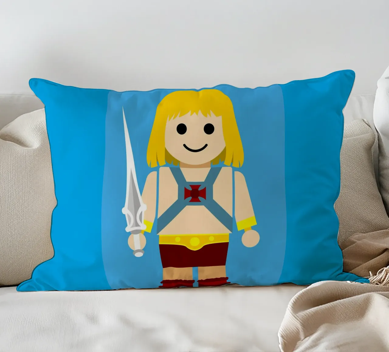 He Man Toy cuscino da Rafa Gomes