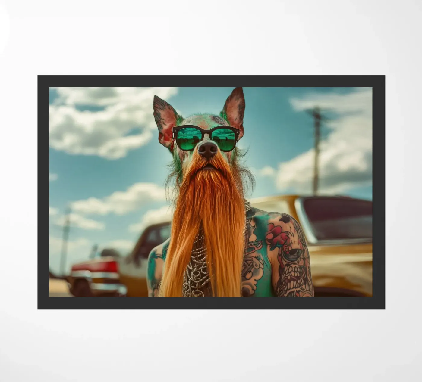 Marcel Fußmatte von Affiches Chien Originales – Dogland