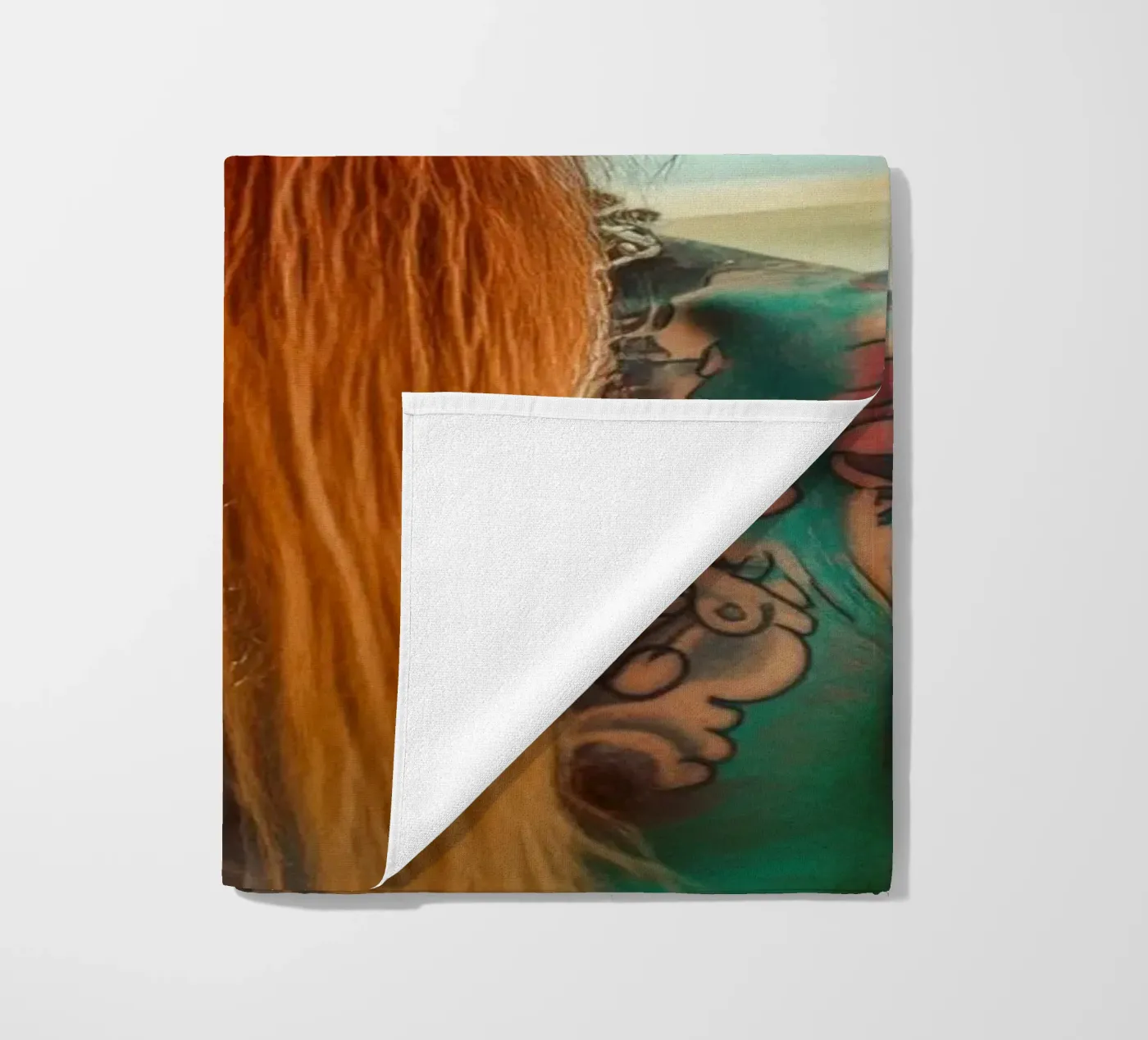 Marcel strandhanddoek van Affiches Chien Originales – Dogland