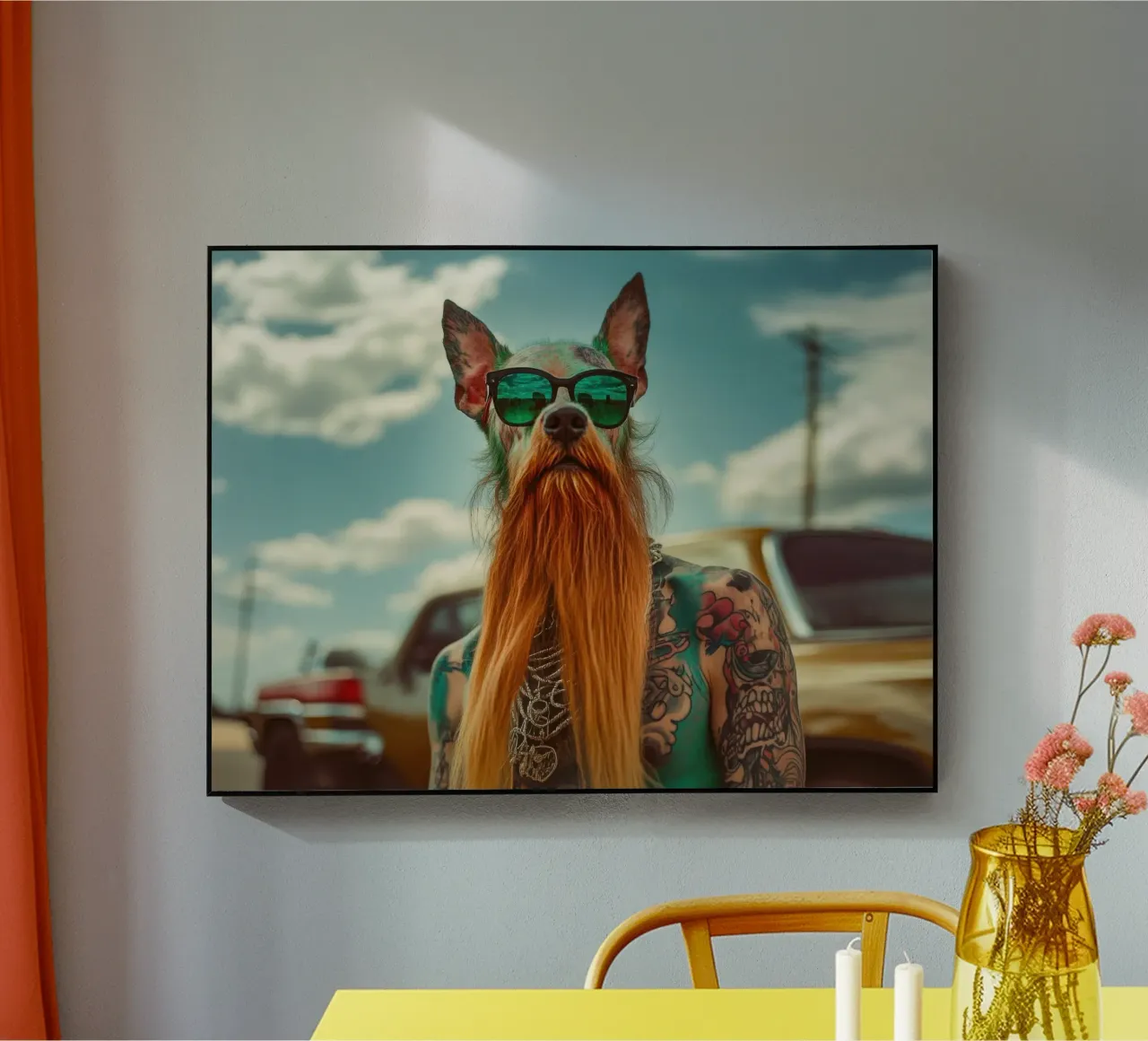 Marcel Acryl-Glas von Affiches Chien Originales – Dogland