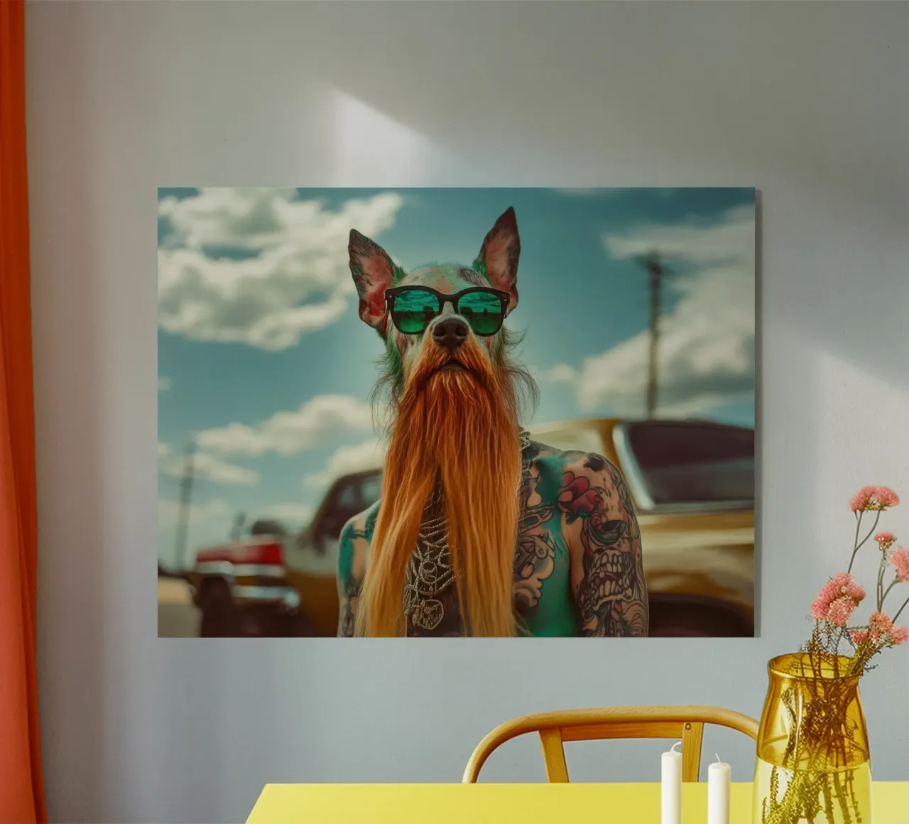 Marcel Acryl-Glas von Affiches Chien Originales – Dogland