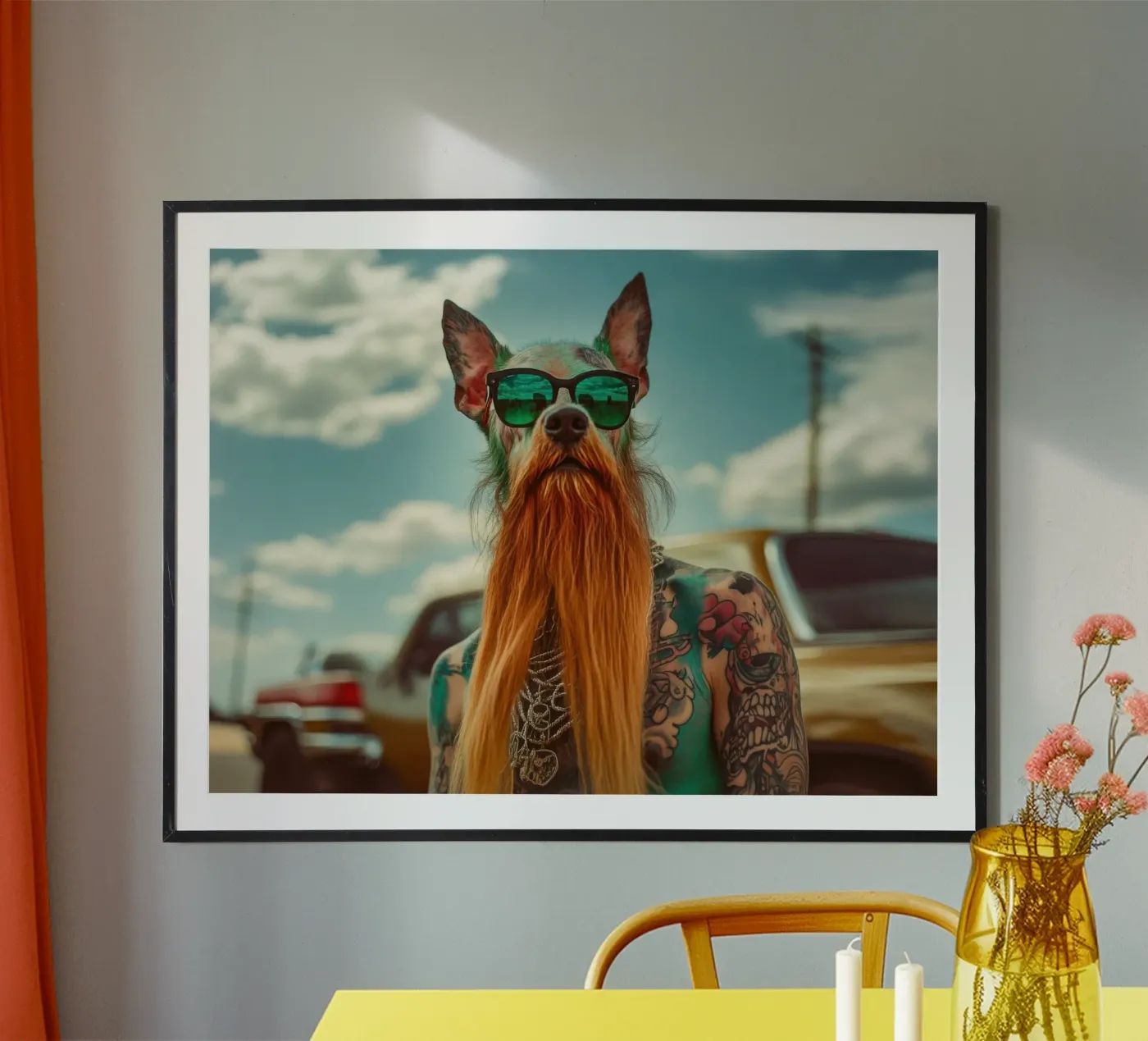 Marcel poster de Affiches Chien Originales – Dogland