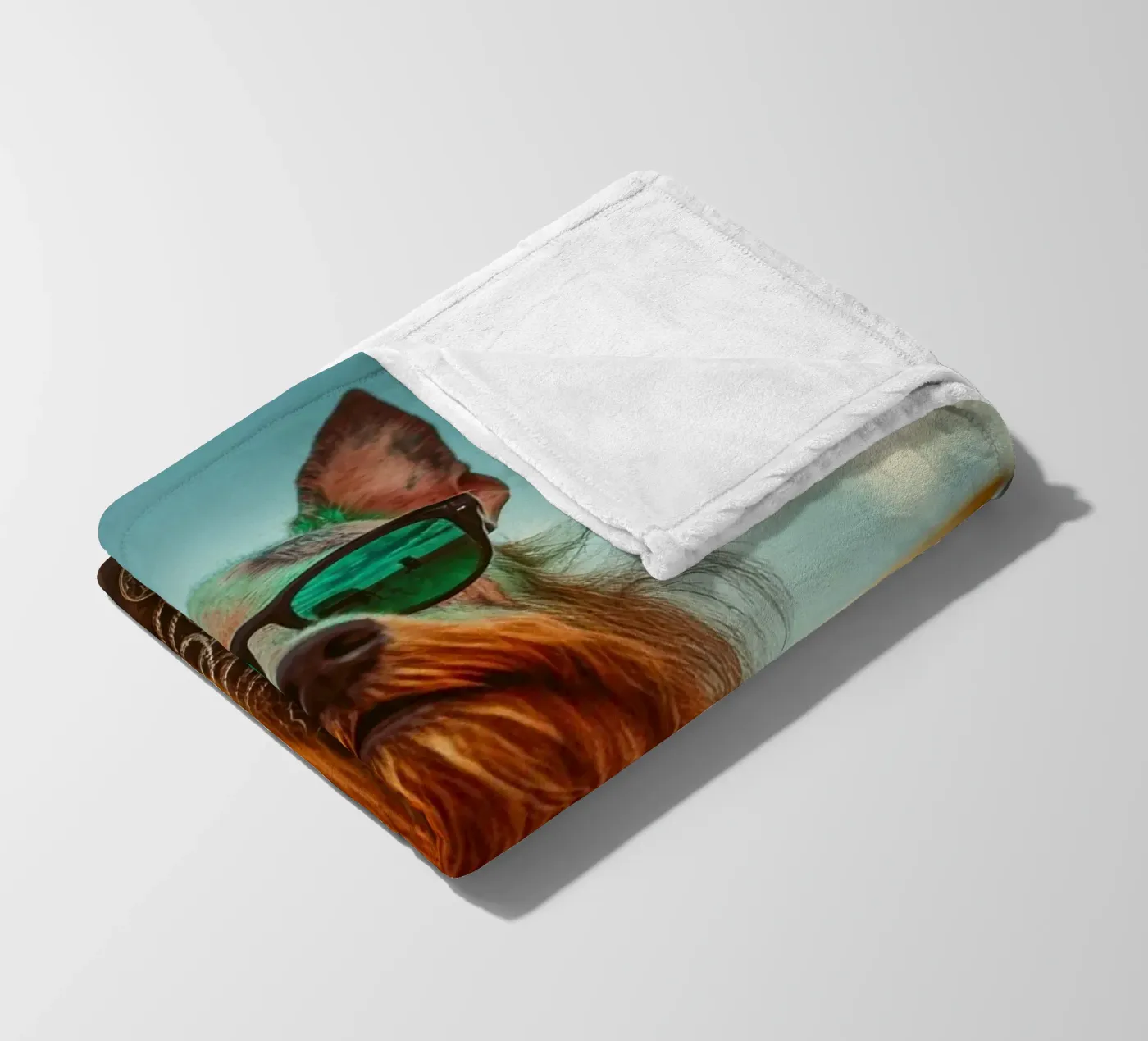 Marcel fleece blanket by Affiches Chien Originales – Dogland