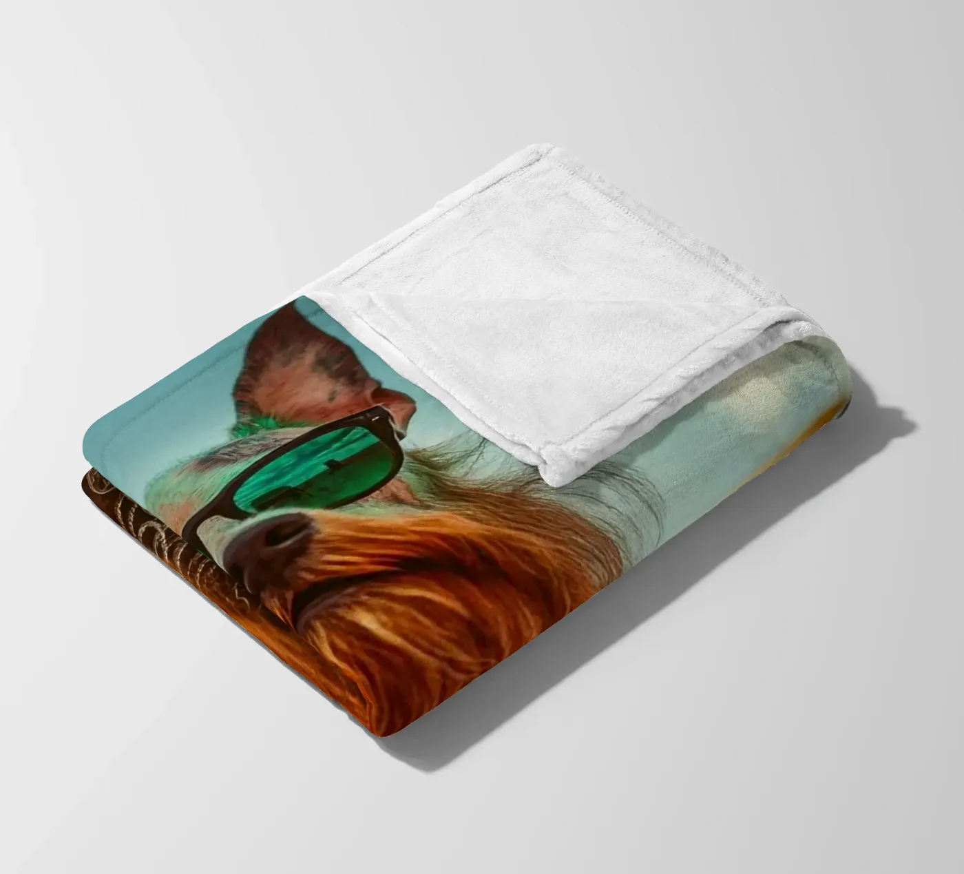 Marcel fleece blanket by Affiches Chien Originales – Dogland