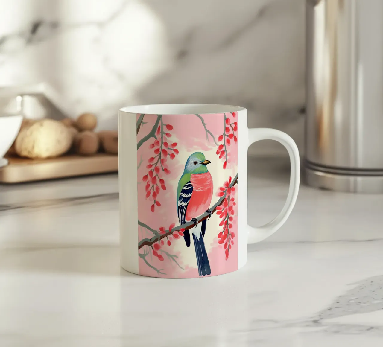 Uccello mignolo tazza in ceramica da DaarbyN