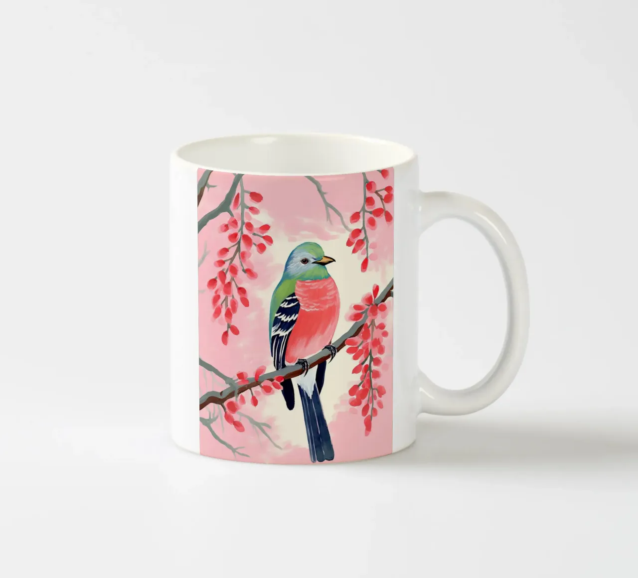 Uccello mignolo tazza in ceramica da DaarbyN