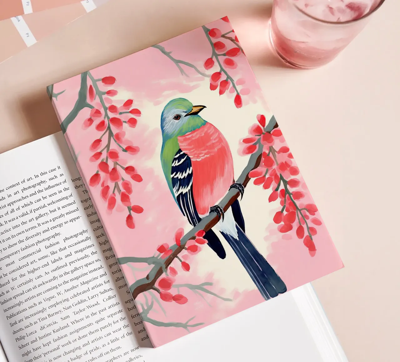 Pinky Bird notebook by DaarbyN