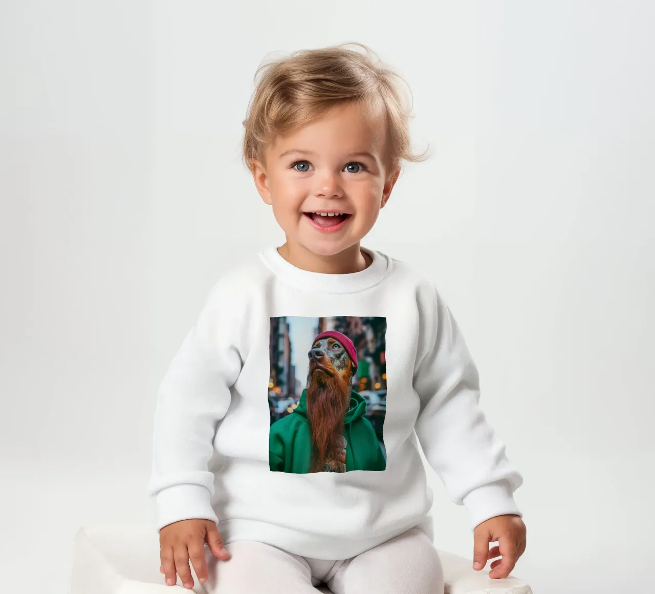 Léo felpa neonato da Affiches Chien Originales – Dogland
