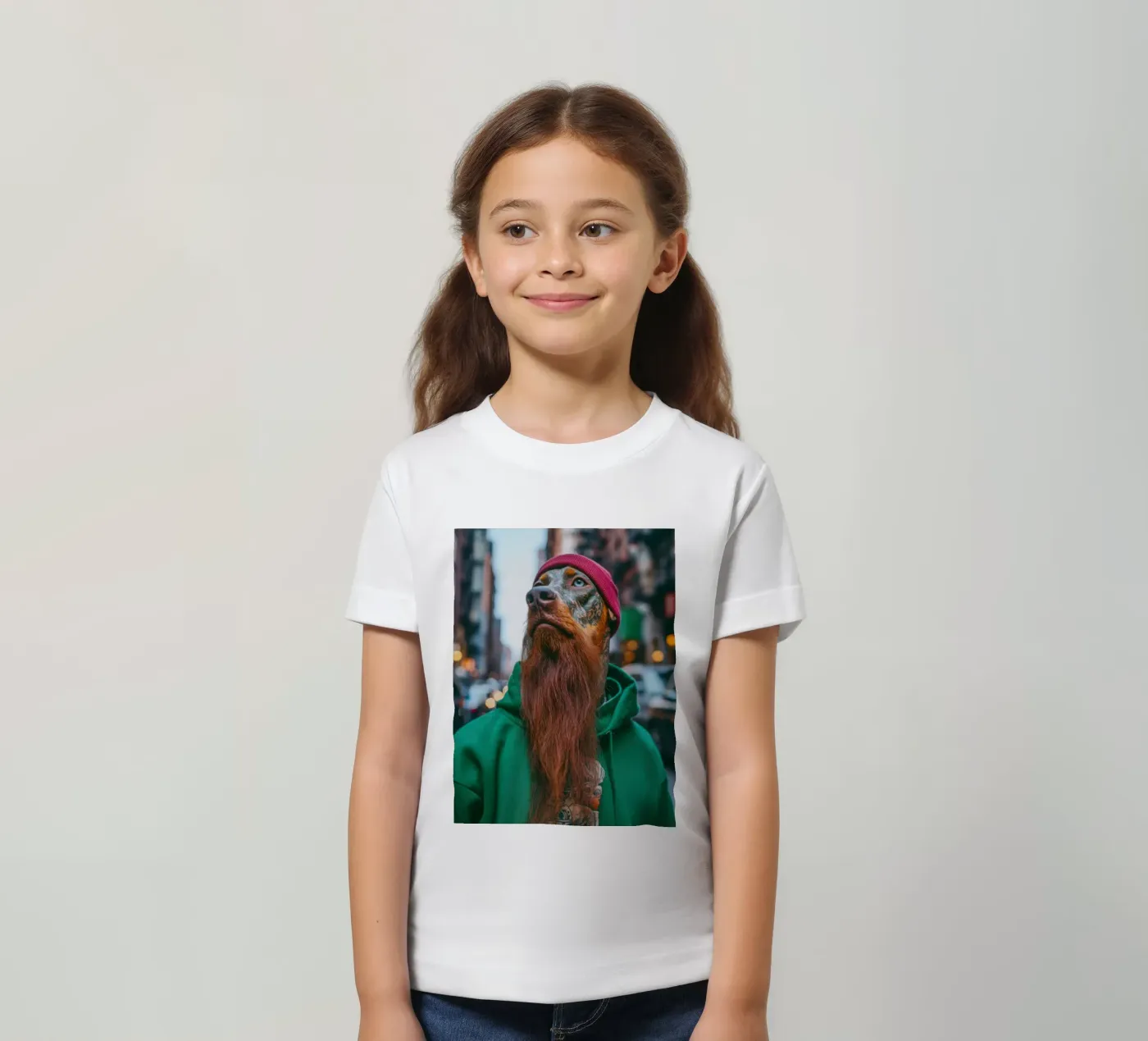 Léo kinder t-shirt van Affiches Chien Originales – Dogland