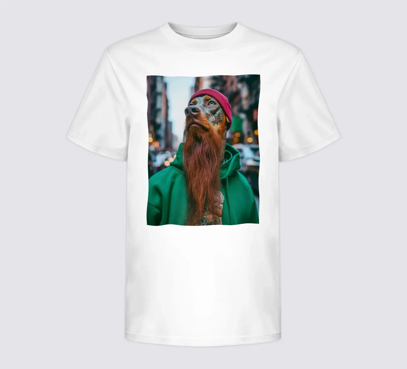 Léo kinder t-shirt van Affiches Chien Originales – Dogland