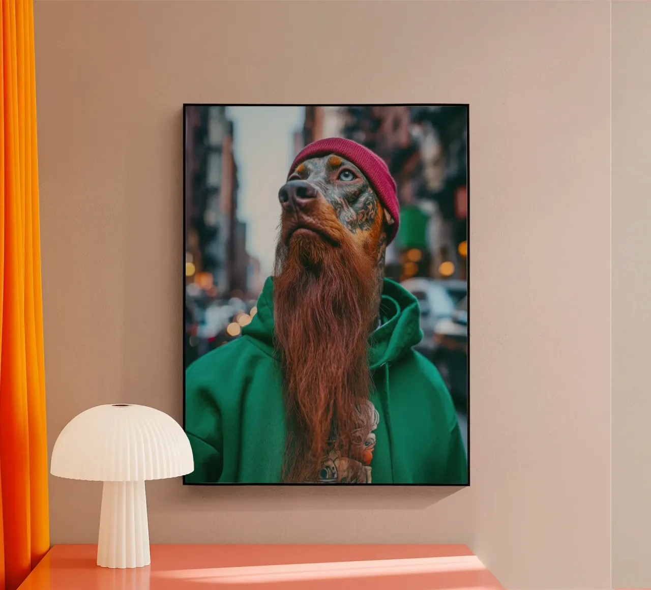 Léo plexiglass da Affiches Chien Originales – Dogland