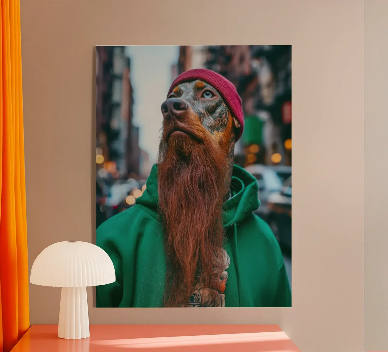 Léo plexiglass da Affiches Chien Originales – Dogland