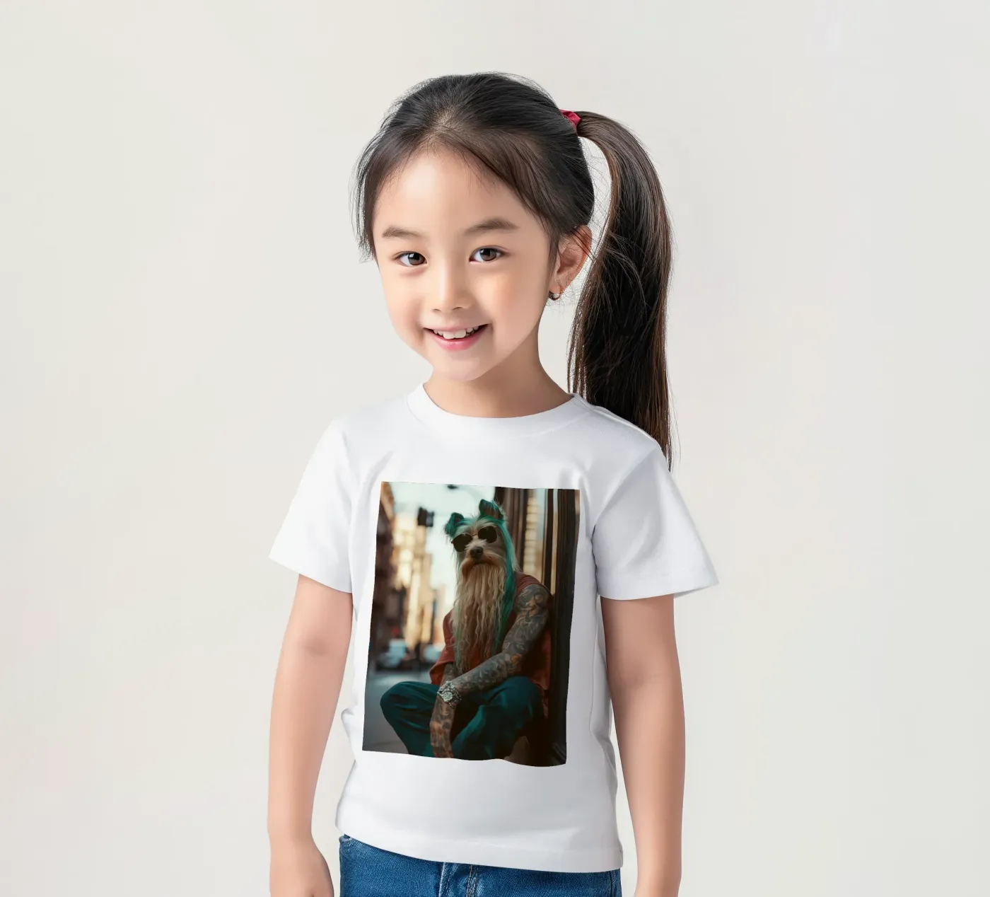 Sylvain t-shirt bambini da Affiches Chien Originales – Dogland