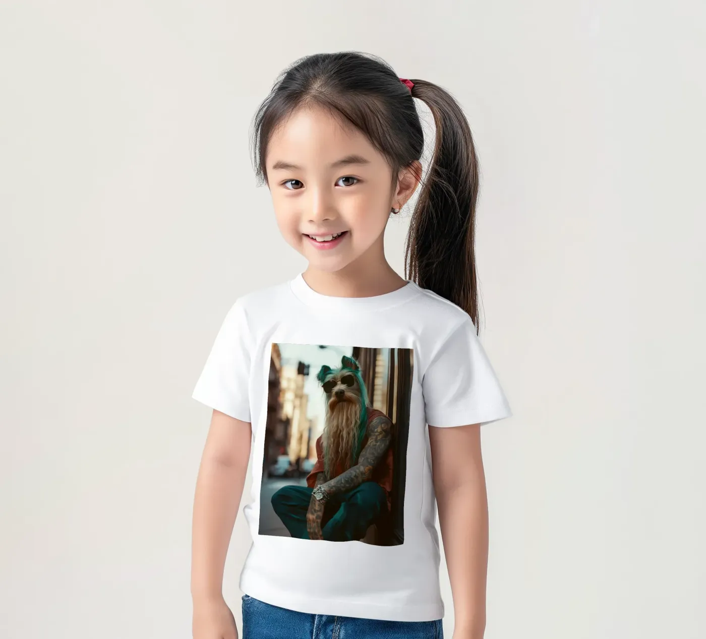 Sylvain t-shirt bambini da Affiches Chien Originales – Dogland