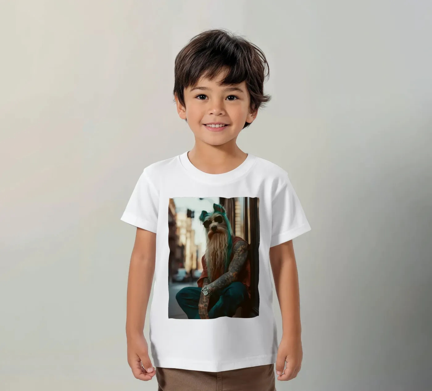Sylvain t-shirt bambini da Affiches Chien Originales – Dogland