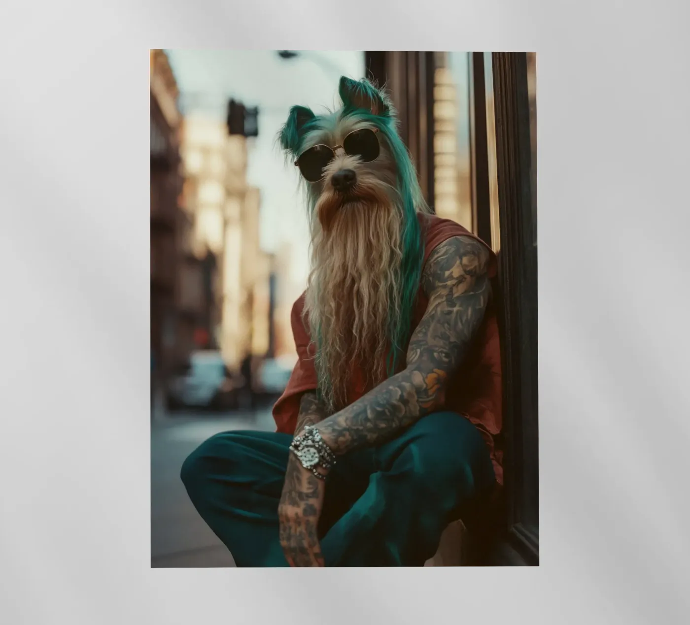 Sylvain pellicola backlit da Affiches Chien Originales – Dogland