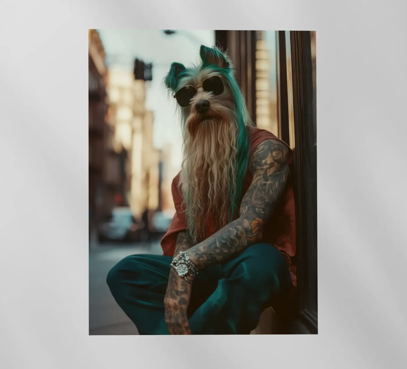 Sylvain pellicola backlit da Affiches Chien Originales – Dogland