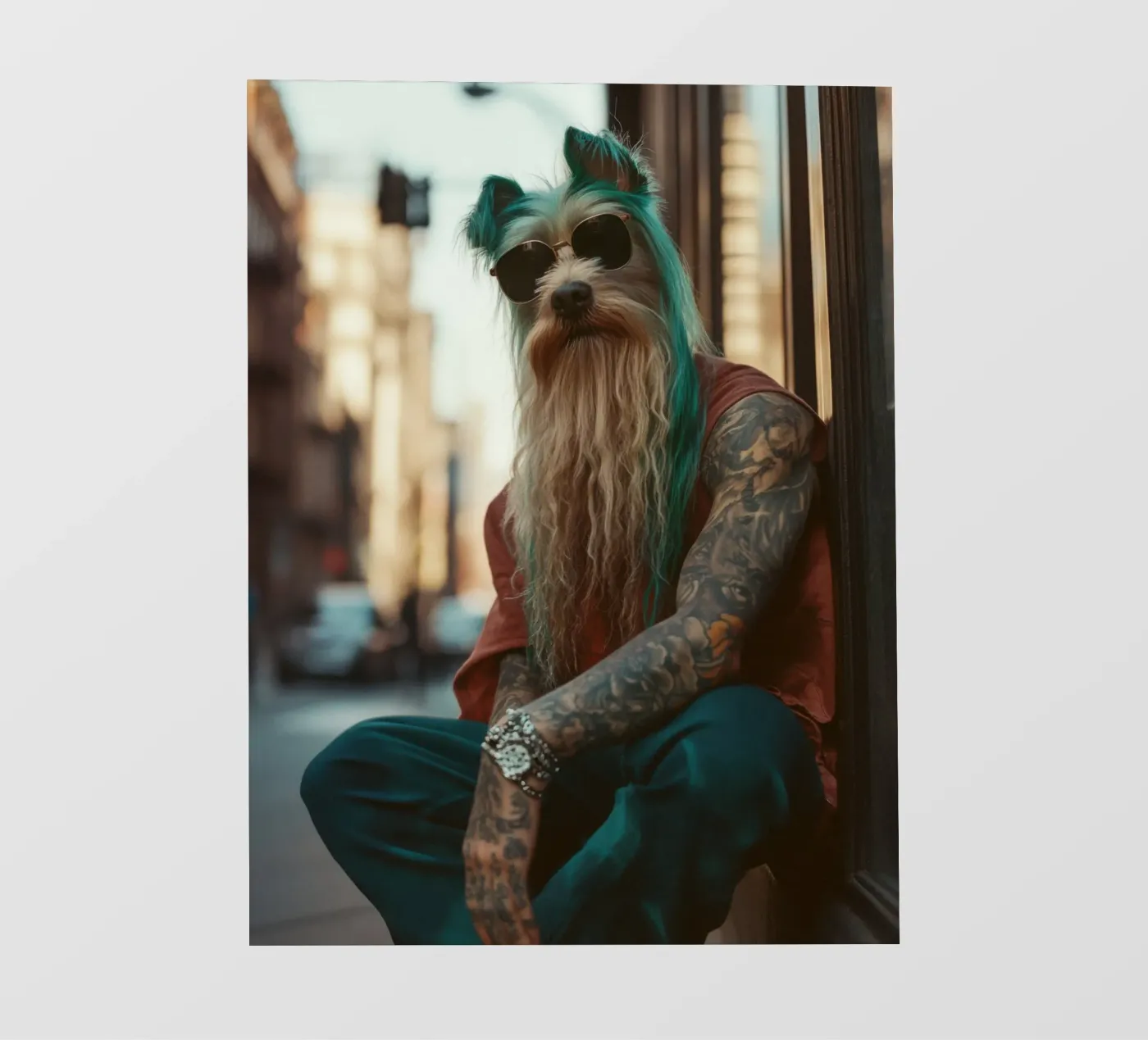 Sylvain pellicola backlit da Affiches Chien Originales – Dogland