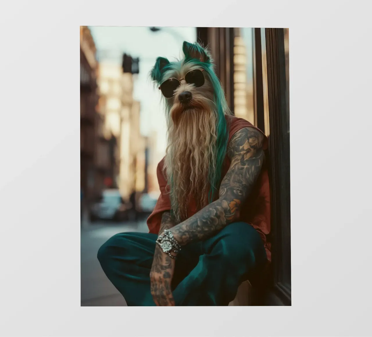 Sylvain telo in pvc da Affiches Chien Originales – Dogland