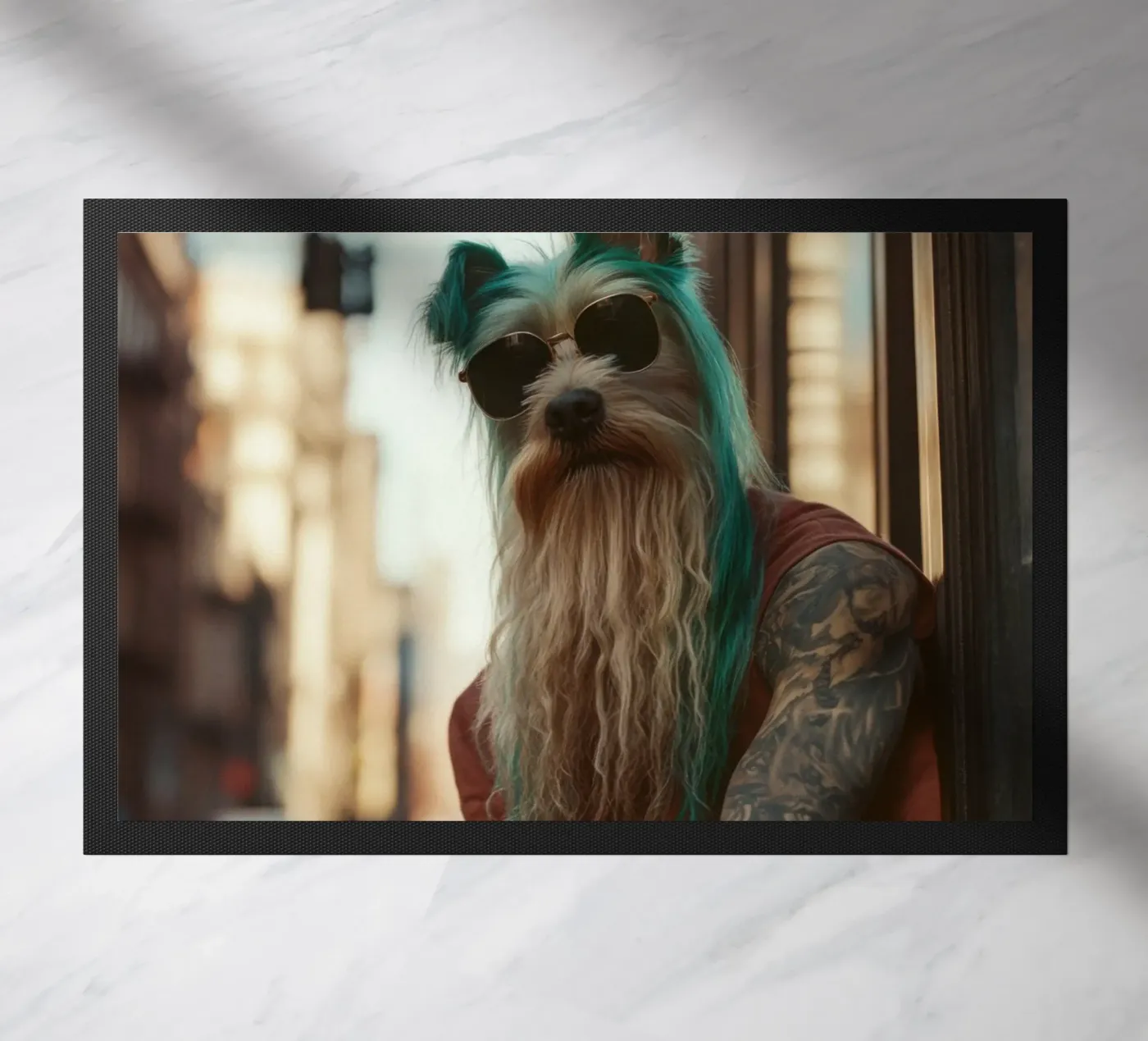 Sylvain Fußmatte von Affiches Chien Originales – Dogland