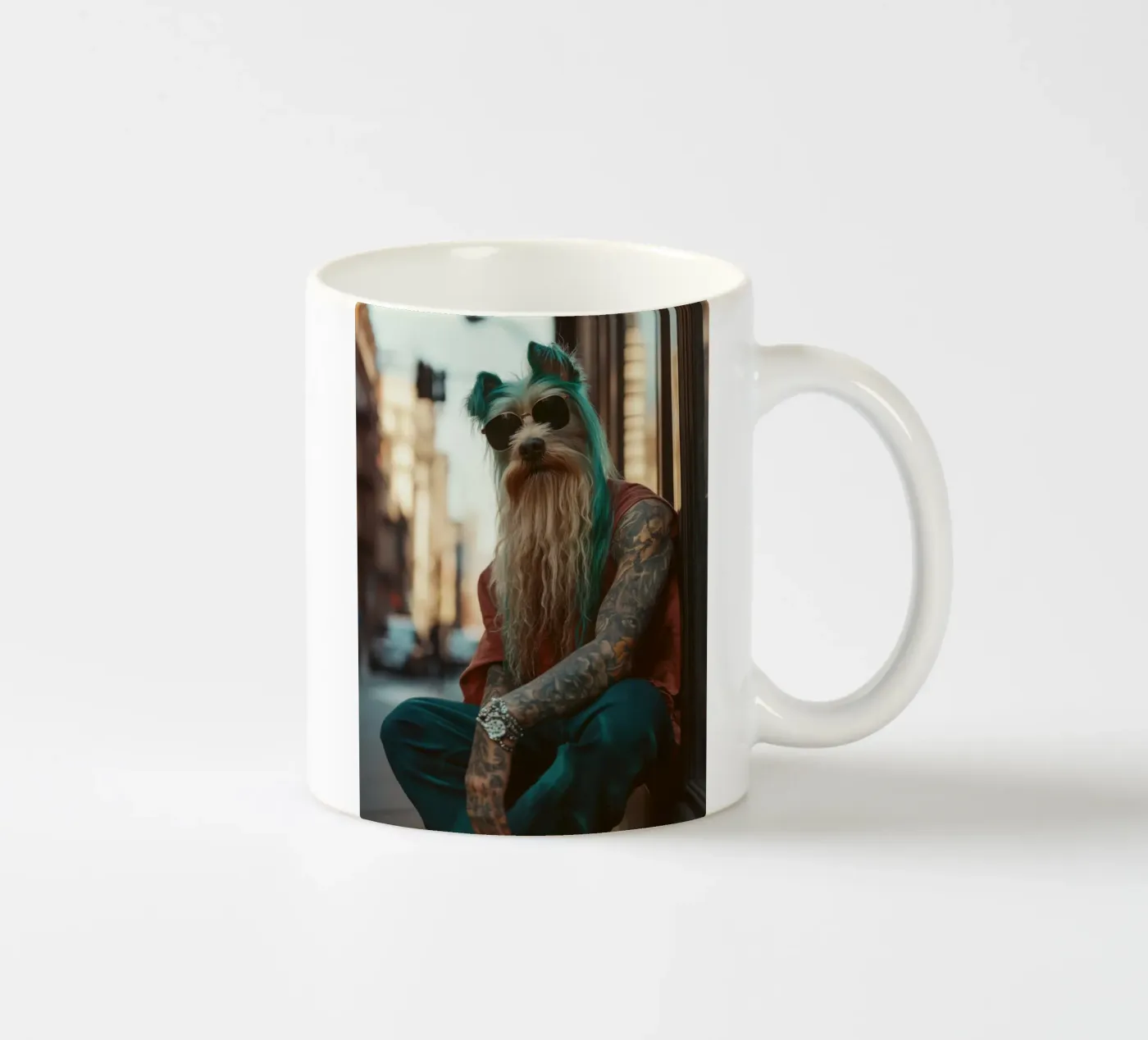 Sylvain ceramic mug by Affiches Chien Originales – Dogland