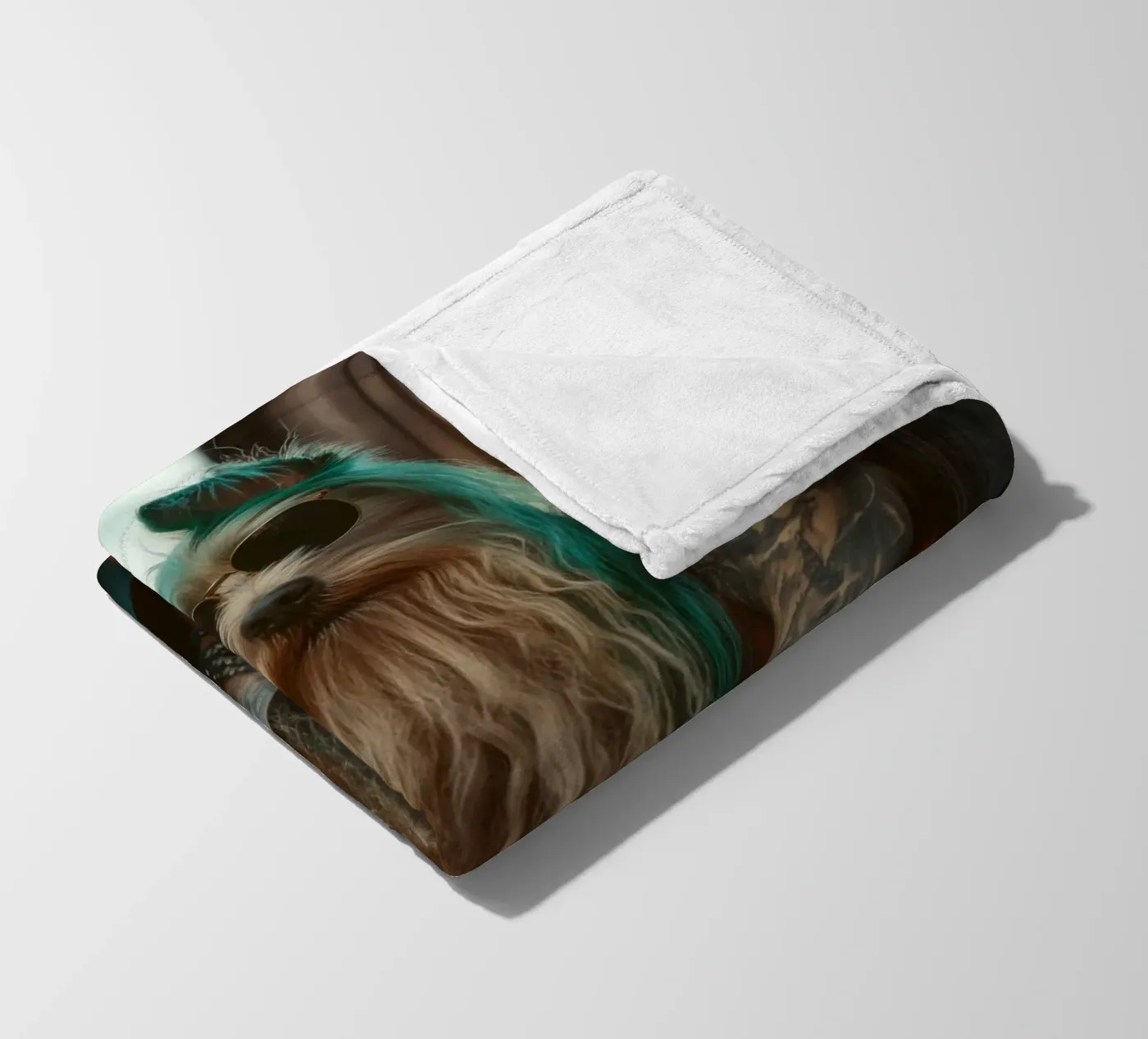 Sylvain fleecedeken van Affiches Chien Originales – Dogland