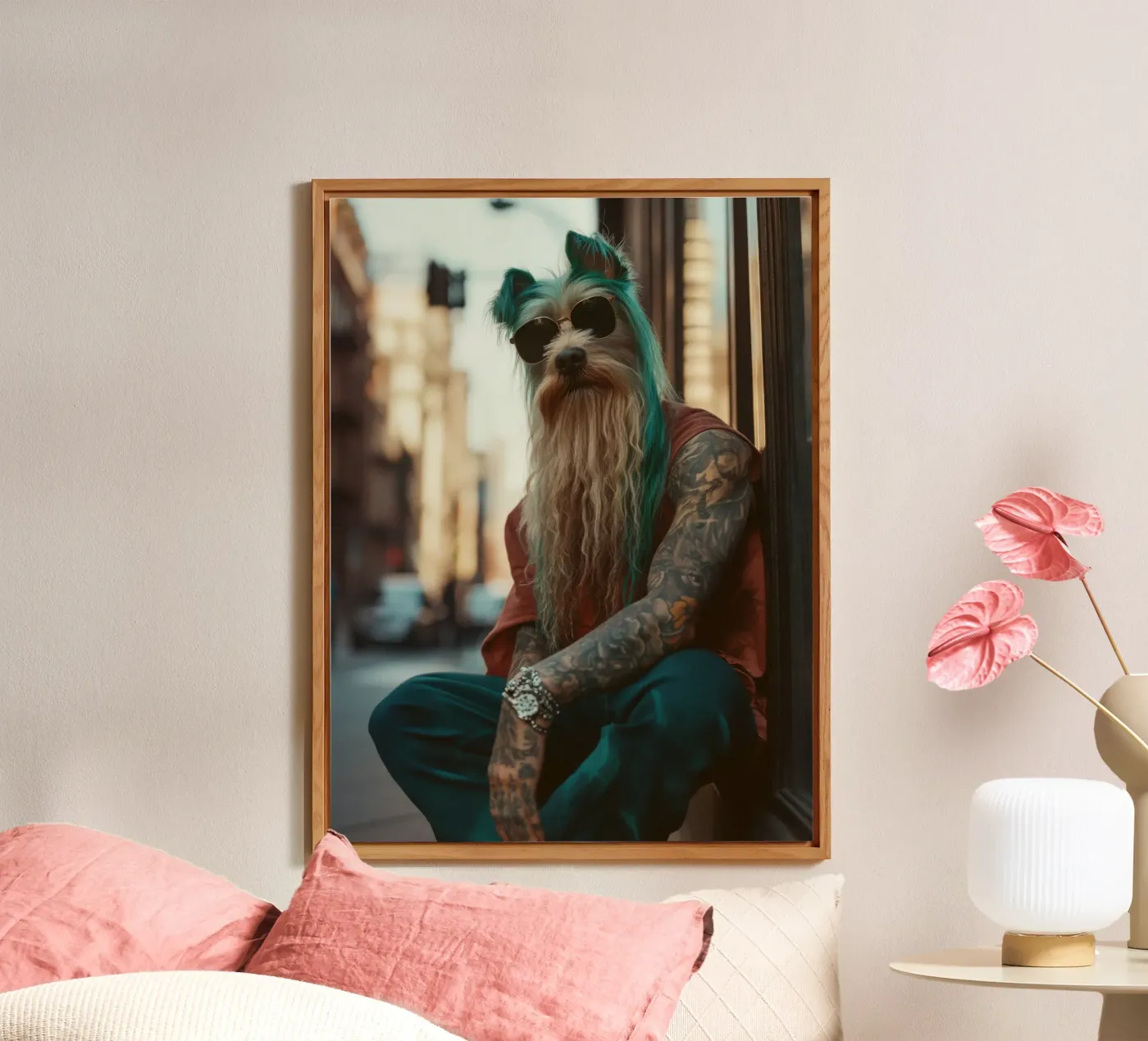 Sylvain alluminio dibond da Affiches Chien Originales – Dogland