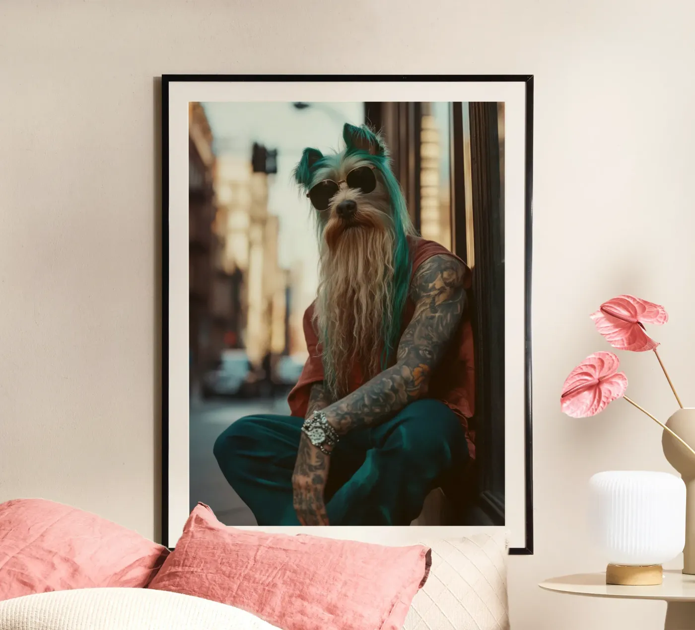 Sylvain poster by Affiches Chien Originales – Dogland