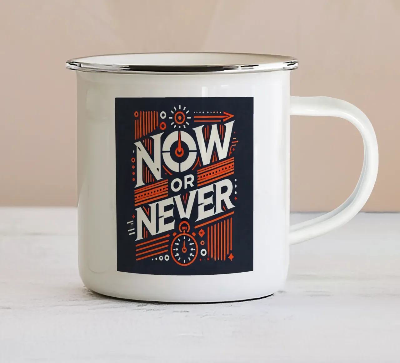 Just do it tazza in smalto da Motivate-Today