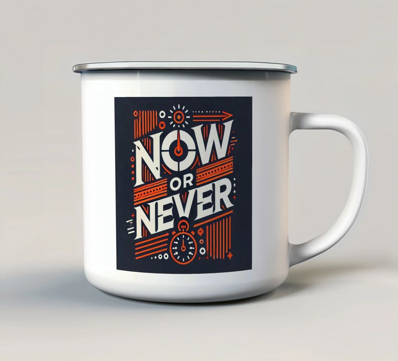 Just do it tazza in smalto da Motivate-Today