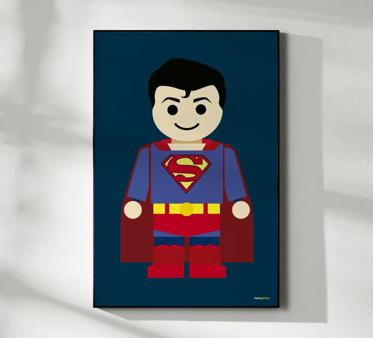Superman Toy plexiglass da Rafa Gomes