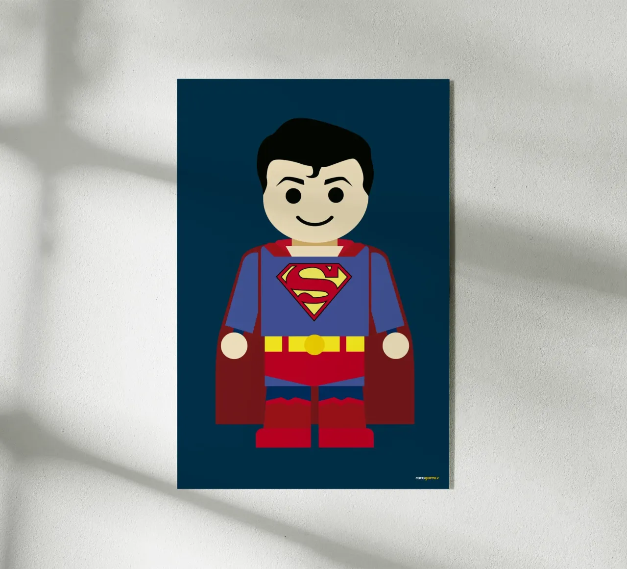 Superman Toy plexiglass da Rafa Gomes