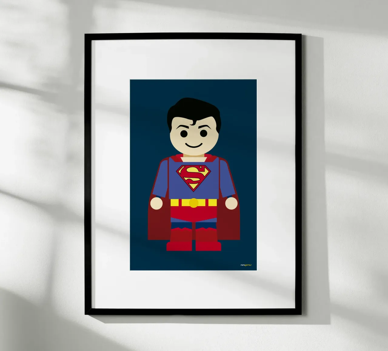 Superman Toy poster van Rafa Gomes