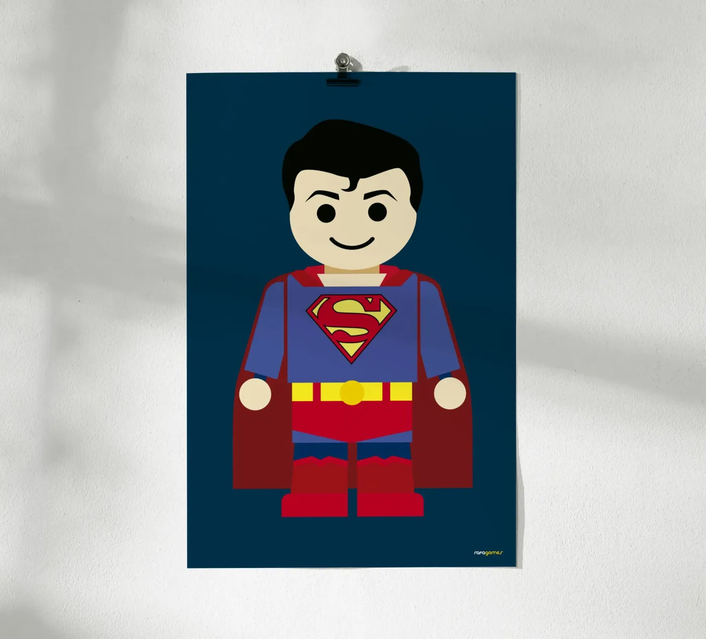 Superman Toy poster da Rafa Gomes