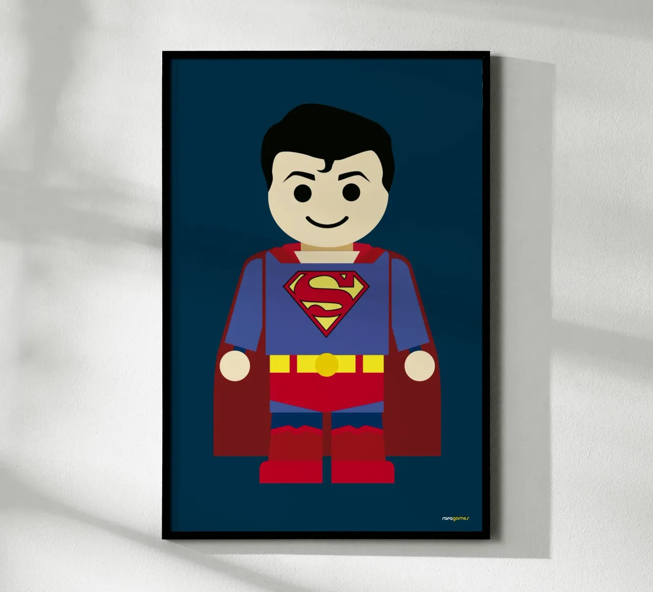 Superman Toy poster van Rafa Gomes