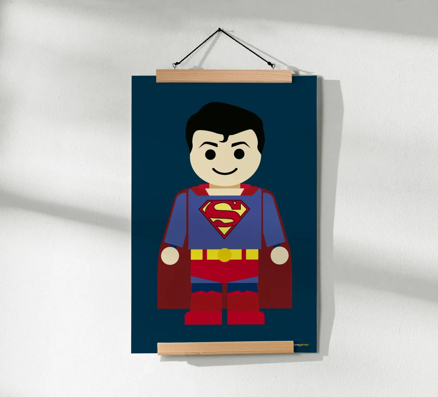 Superman Toy poster da Rafa Gomes