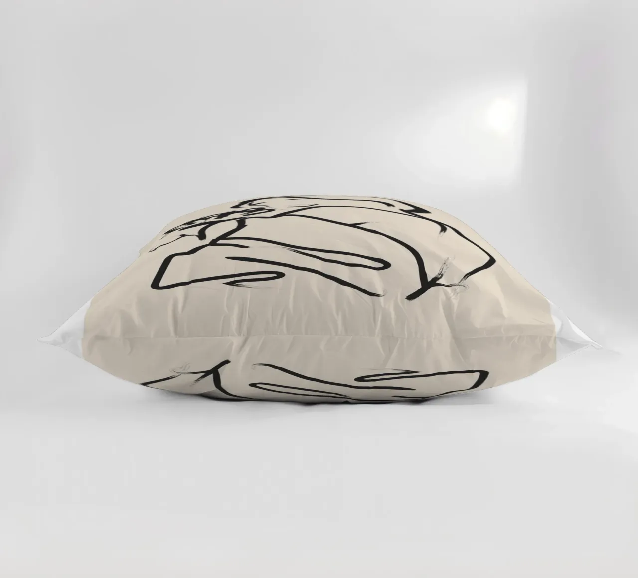 Line art femminile cuscino da IamHomeStudio