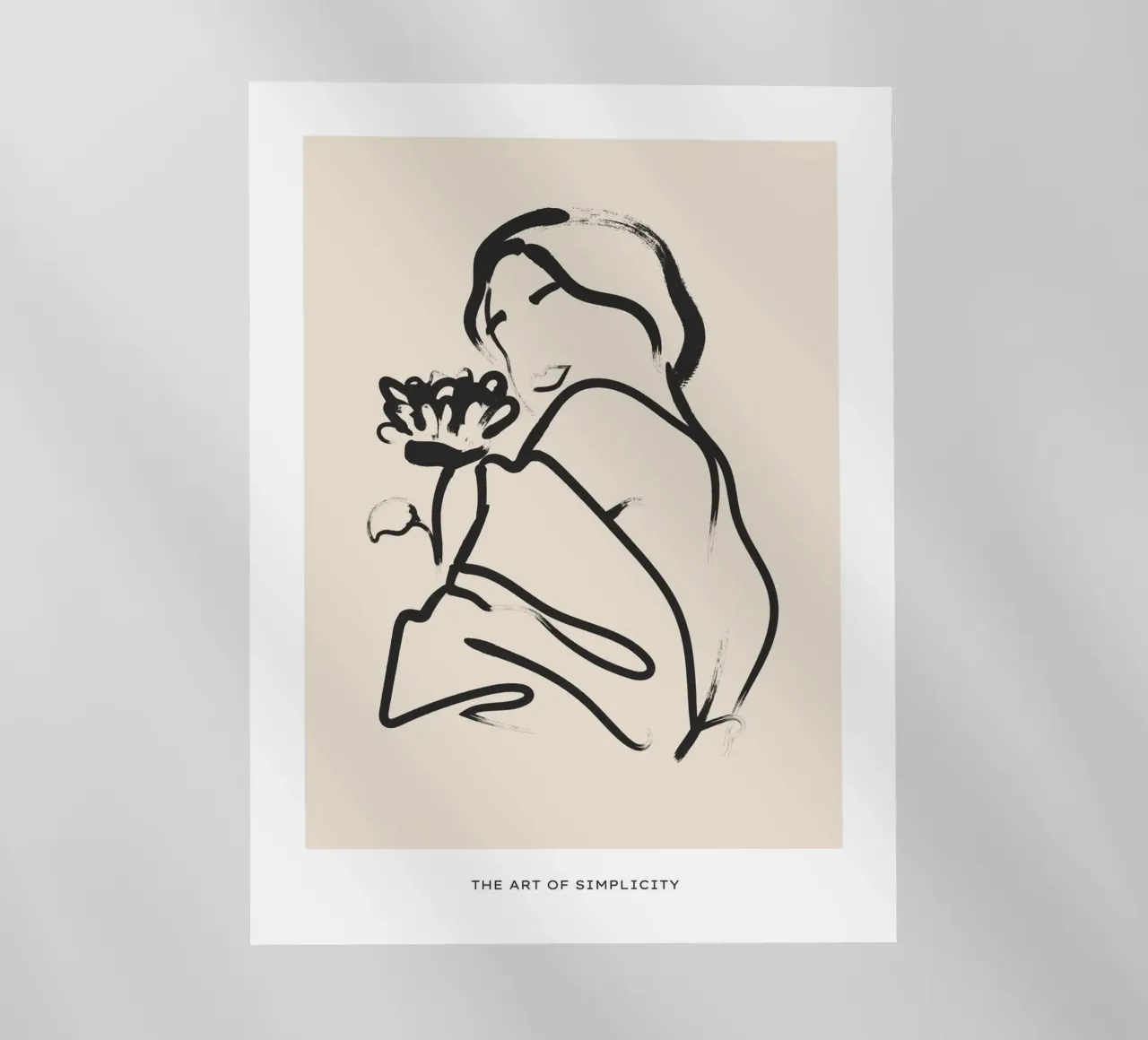 Line art femminile pellicola backlit da IamHomeStudio