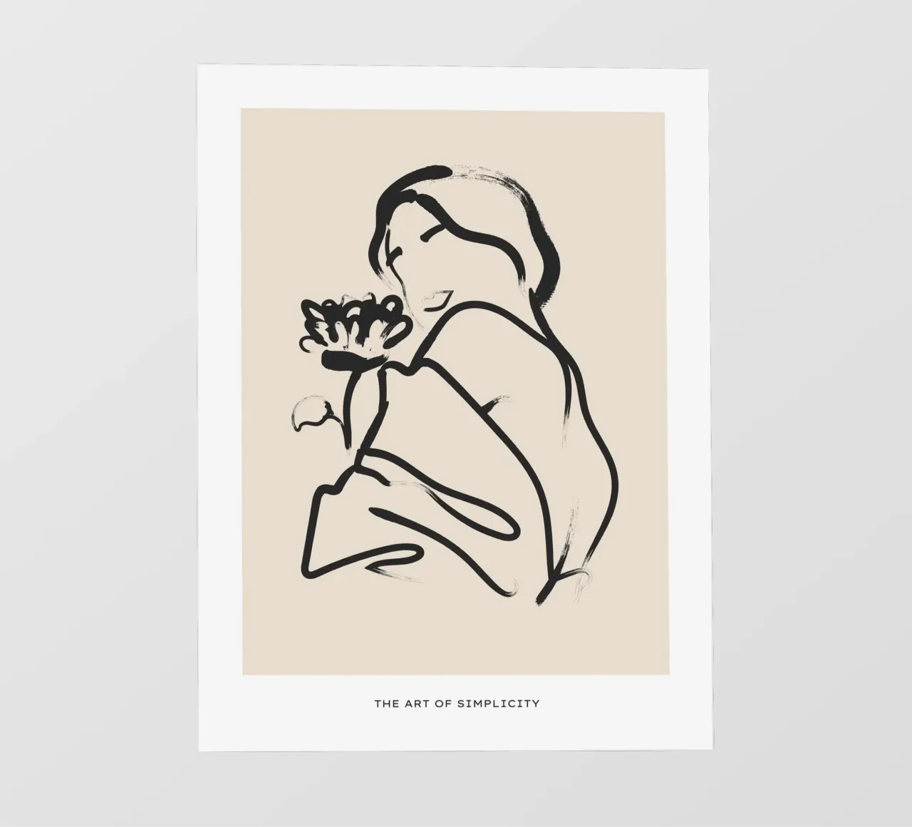 Line art femminile pellicola backlit da IamHomeStudio