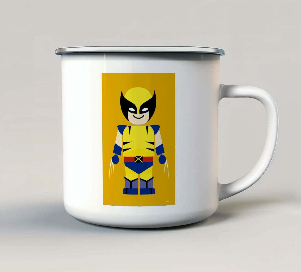 Wolverine Toy tazza in smalto da Rafa Gomes