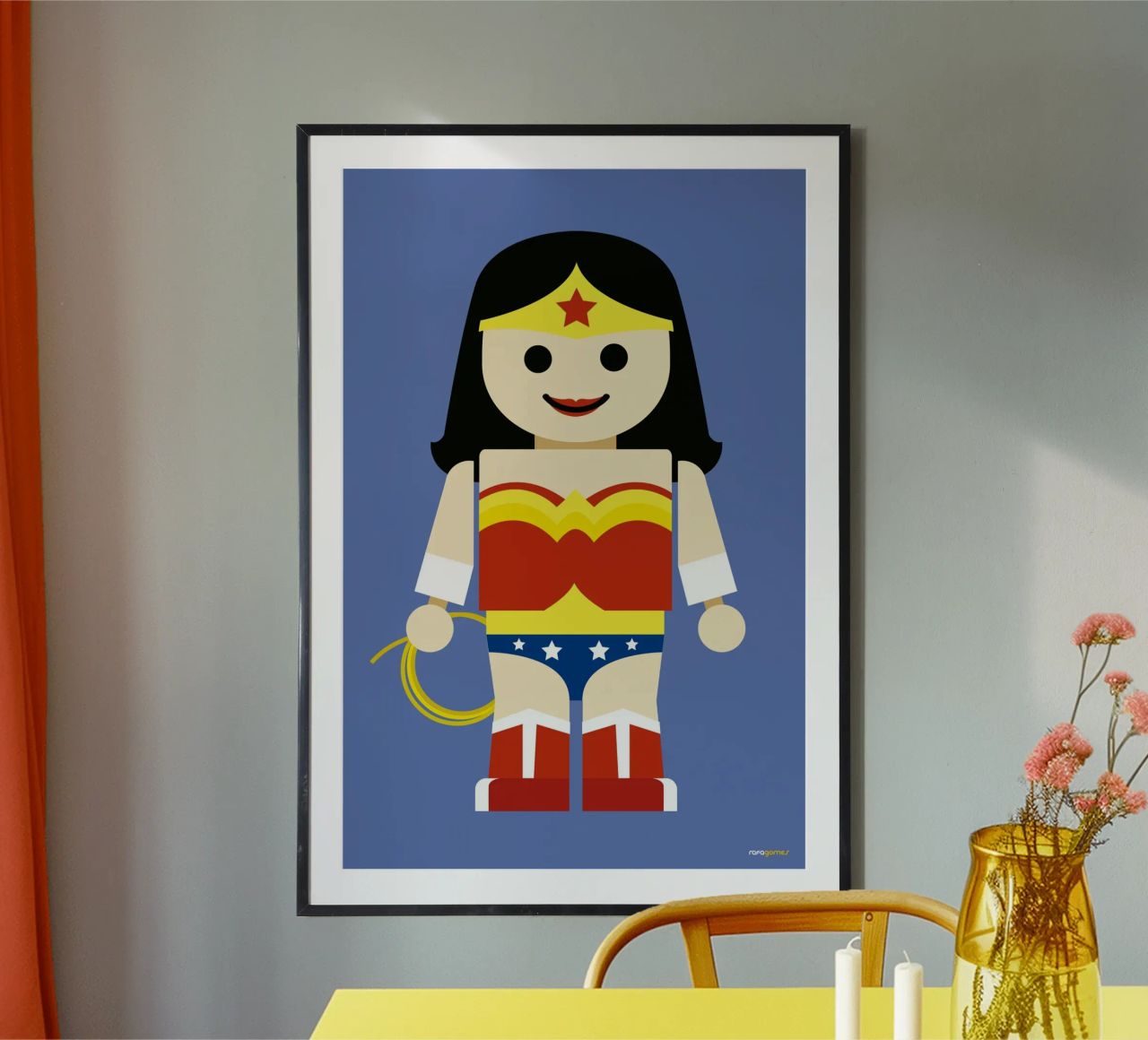 Wonder Woman Toy poster by Rafa Gomes