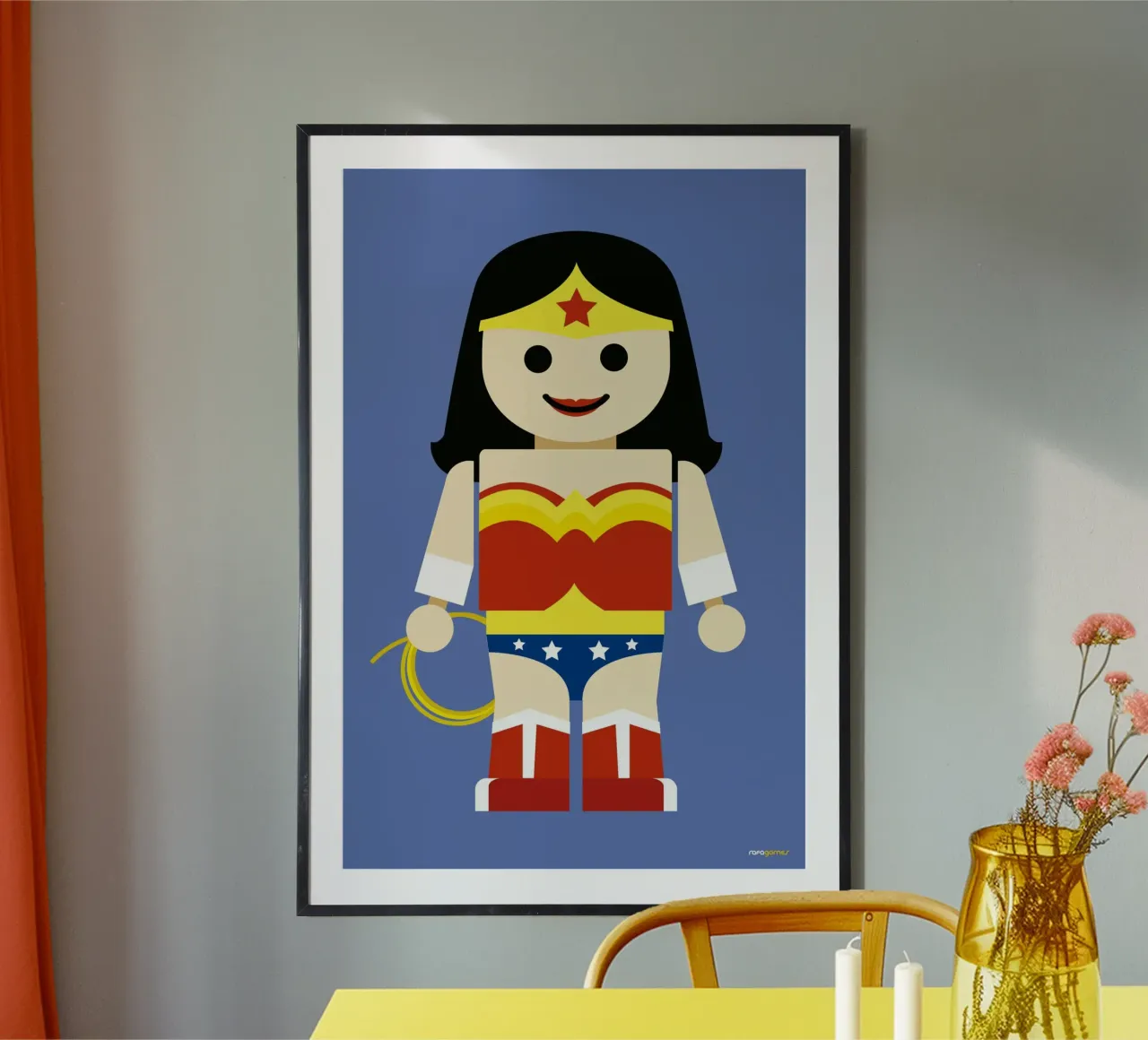 Wonder Woman Toy poster by Rafa Gomes