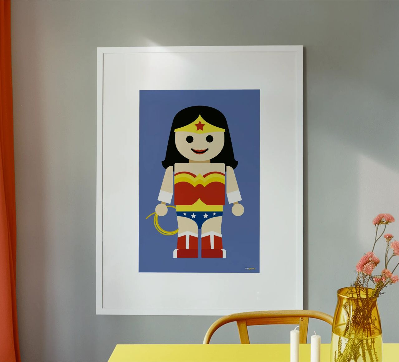 Wonder Woman Toy poster by Rafa Gomes
