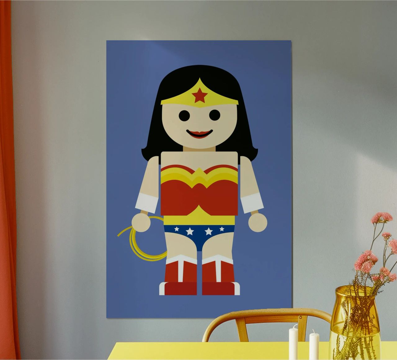 Wonder Woman Toy poster by Rafa Gomes