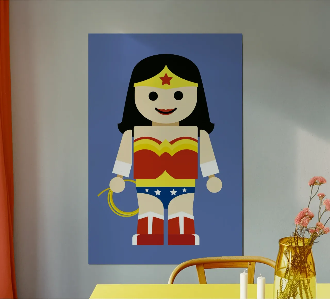Wonder Woman Toy poster by Rafa Gomes