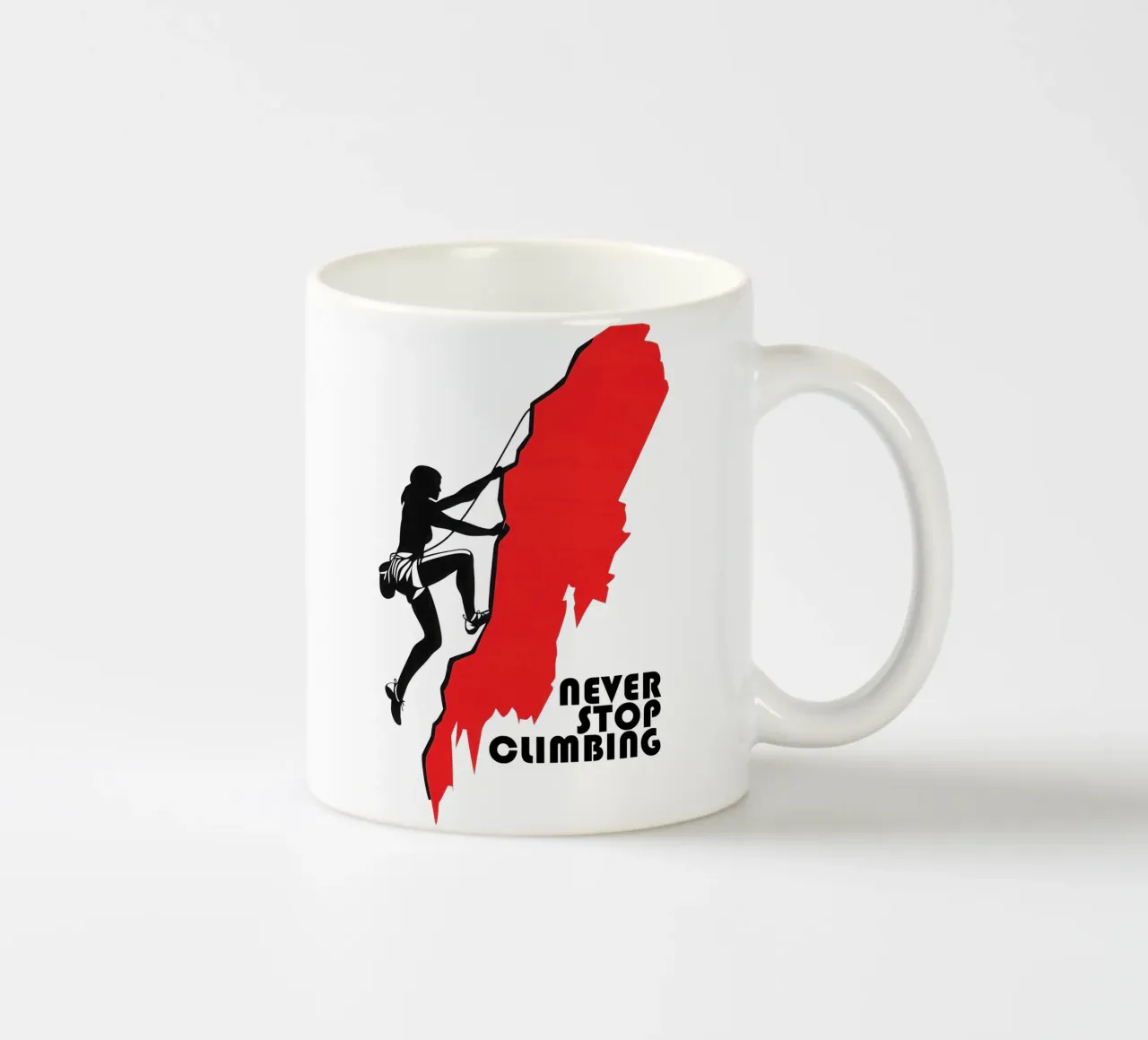 Never Stop Climbing - Per le arrampicatrici tazza in ceramica da Autofocus