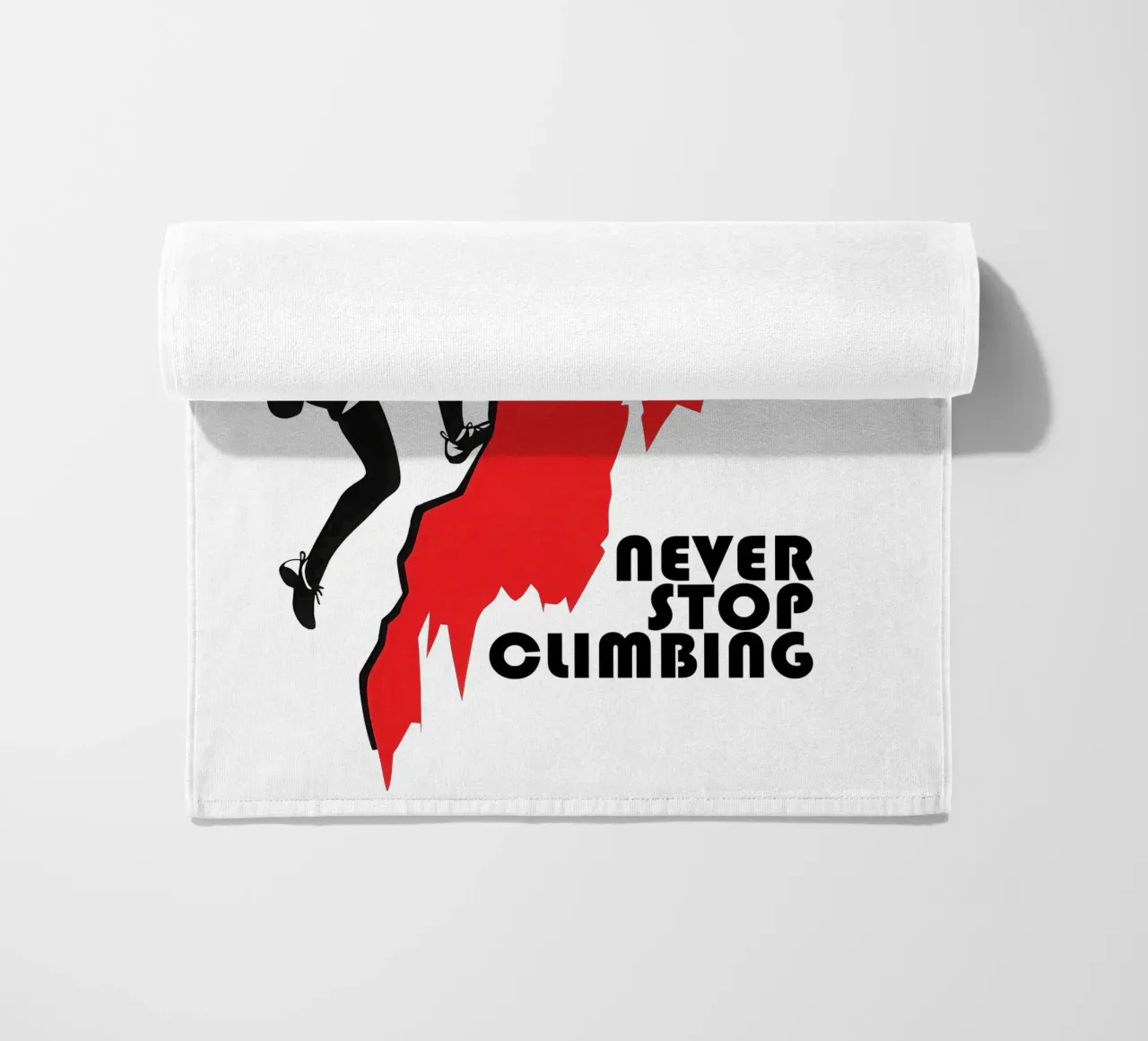 Never Stop Climbing - Per le arrampicatrici telo mare da Autofocus