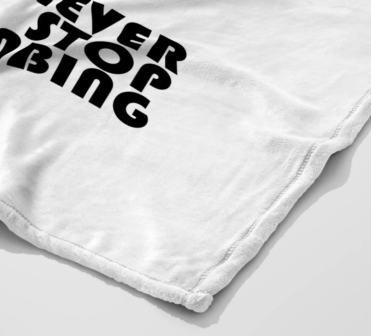 Never Stop Climbing - Voor vrouwelijke klimmers fleecedeken van Autofocus