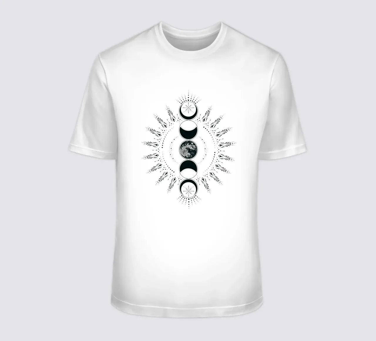 Fasi lunari mistiche t-shirt da Kiroiharu