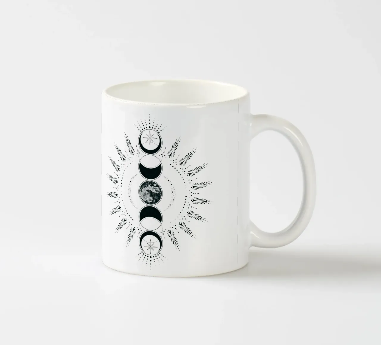 Fasi lunari mistiche tazza in ceramica da Kiroiharu
